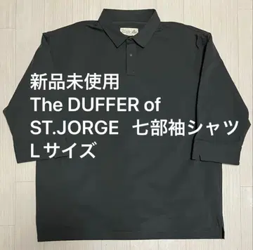 미사용 새상품 The DUFFER of St.GEORGE 칠부 소매 셔츠