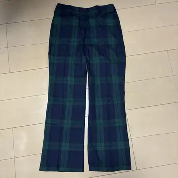 York land 타탄 체크 팬츠 블랙워치