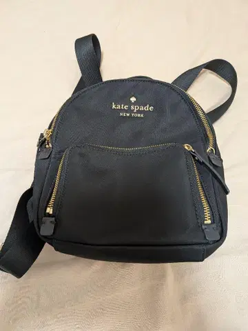 케이트 스페이드 블랙 나일론 백팩