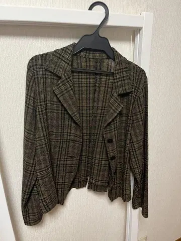 [ 폐점 세일 ] paco rabanne 빈티지 자켓 9R 체크 무늬