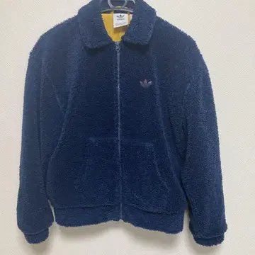 adidas 네이비 플리스 자켓 XS