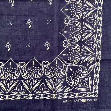 1950s 빈티지 반다나 네이비 WPL9939 새상품급 USA
