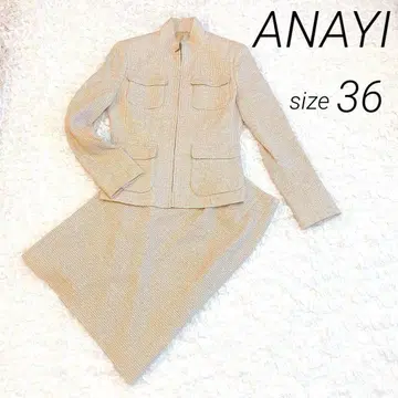 [ 새상품급 ] ANAYI 아나이 셋업 캐주얼 36 베이지