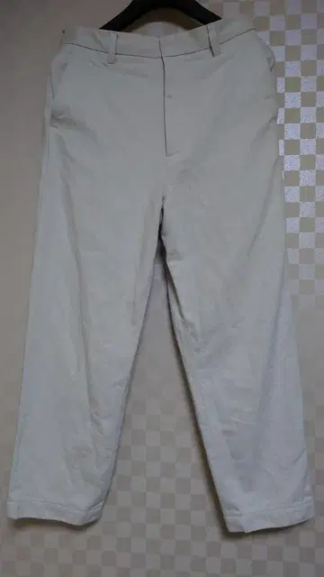 JOHN SMEDLEY 린넨 x 면 치노 팬츠 화이트 남성용 M