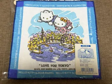 헬로키티 LOVE YOU TOKYO 손수건 도쿄 한정판 다니엘