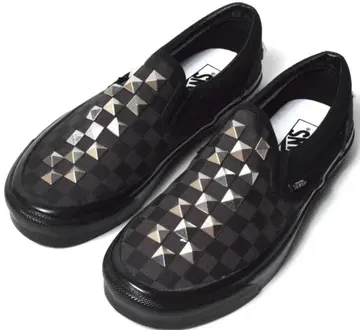 미사용 VANS 반스 슬립온 체커 스터드 25.5