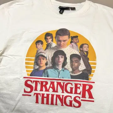 H&M stranger things 기묘한 이야기 티셔츠