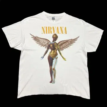 레어 00s NIRVANA IN UTERO 셔츠 1993 Y2K