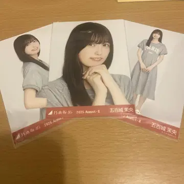 노기자카46 브로마이드 전츠 미야기 맨투맨 이오키 마오 컴프