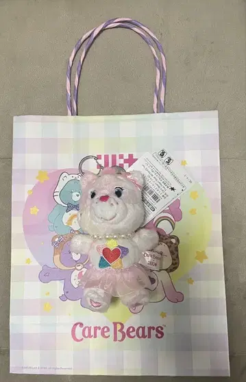 ILLIT 케어베어 콜라보 소프트 키체인 원희