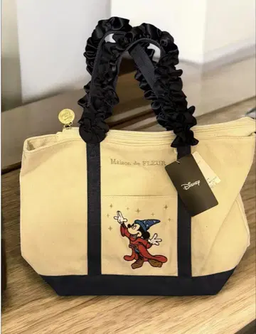 메종 드 플뢰르 FANTASIA Mickey/프릴 토트 프티백