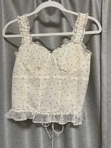 Deicy me couture 플로키 도트 뷔스티에