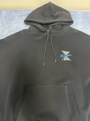 Evisen skateboards 블랙 후드티 L