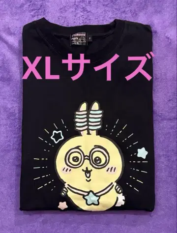치이카와 파크 축광 T셔츠 빛나는 토끼 XL