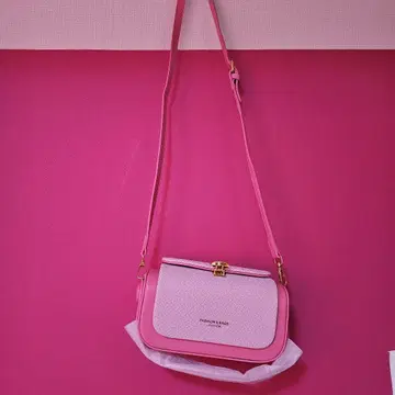 핑크 숄더백