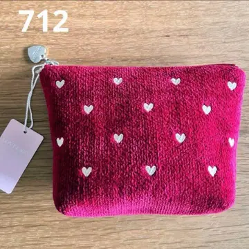 [ 완판템 ] 러브러리 하트 페이 파우치 대 712