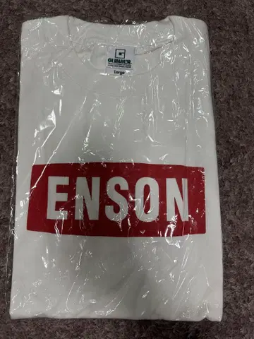 엔도 마사아키 ENSON 화이트 T셔츠 L 사이즈 미사용 새상품
