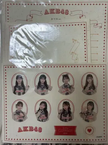 AKB48 마사카노 confession 레터 세트