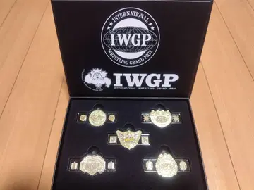 신일본 프로레슬링 설립 50주년 기념 IWGP 챔피언 벨트 핀즈 세트
