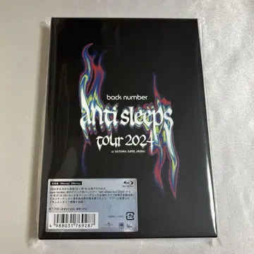 back number anti sleeps tour 2024 일반ver
