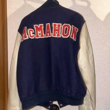Champion 바시티 자켓 네이비 런택 70s 울 소재