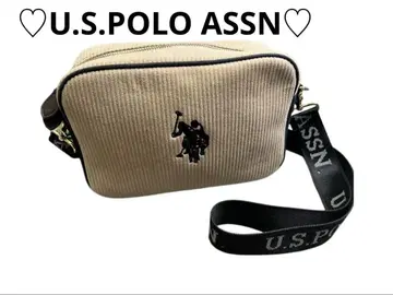 컨디션 최상 U.S.POLO ASSN 코듀로이 숄더백