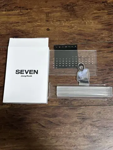 BTS 정국 SEVEN 아크릴 스탠드 만년 달력 새상품 미개봉