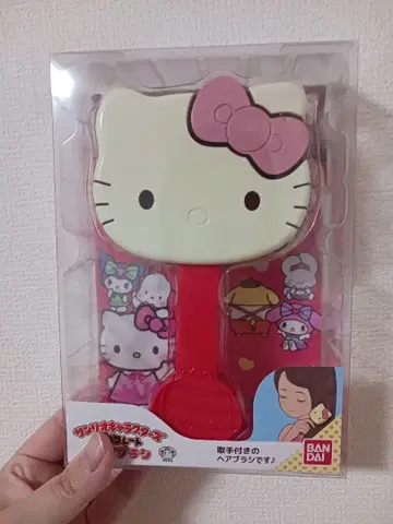 산리오 캐릭터즈 초콜릿 헤어 브러쉬 키티