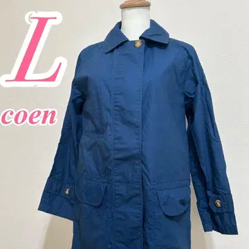 Coen L 사이즈 블루 스프링 코트 깔끔한 코디 캐주얼 코디