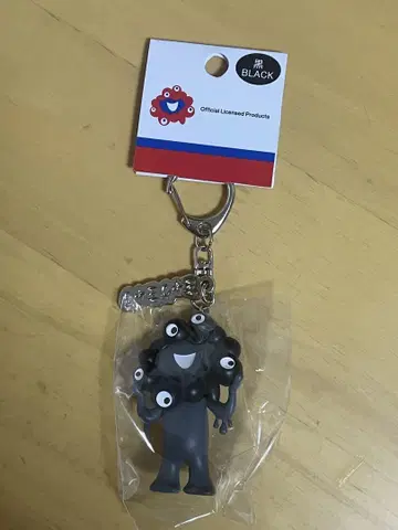 미개봉 새상품 블랙 미야쿠미야쿠 키링 입체 마스코트 오사카 간사이 만박