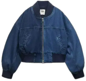 ZARA 데님 봄버 자켓