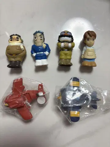 스튜디오 지브리 붉은 돼지 손가락 인형