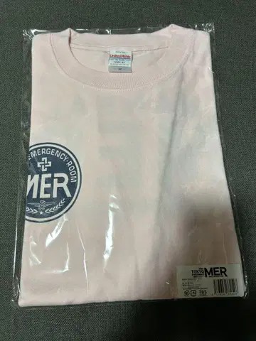 TOKYO MER 달리는 응급실 남해 미션 티셔츠 핑크