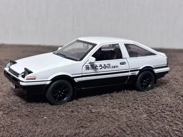도요타 AE86 미니카 화이트 1/64