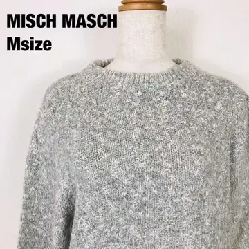 MISCH MASCH 미슈마슈 긴팔 니트 그레이 C6