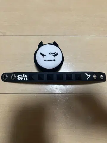 SiM 데빌군 키링 러버밴드 세트