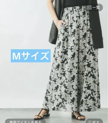 글로벌 워크 사라사라 릴랙스 이지 팬츠 M 사이즈