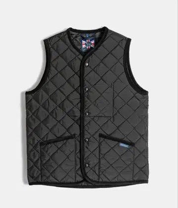 새상품 LAVENHAM 남성용 지레 손햄 베스트 L SLJ2039 블랙