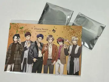 Flora Notis x A3! 레어 콜라보 캔 배지와 엽서 세트