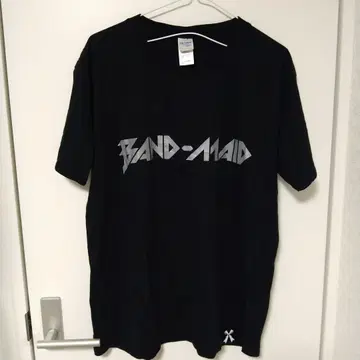 BAND-MAID 블랙실버 지역 한정 T셔츠 L 가와사키?