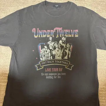 BEAMS UNDER TWELVE 티셔츠 L 사이즈 블랙