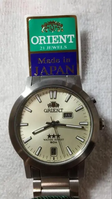 ORIENT 오리엔트 쓰리스타 자동 와인딩 기계식 손목시계 미사용품