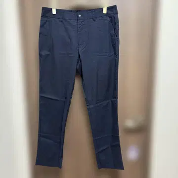 LACOSTE 네이비 슬랙스 L 레귤러 핏
