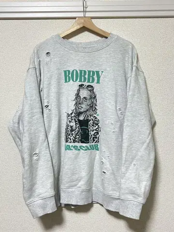 [ FREAK'S STORE ] 프린트 데미지 맨투맨 Bobby