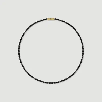 로로 로로 amulet onyx necklace 3mm 40cm