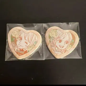 원피스 상디의 여기가 올 블루다 하트 캔뱃지 컬렉션 나미