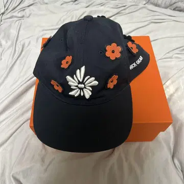 NICK GEAR x yorozu 캡 3D 천연 가죽