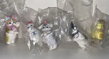 mofusand x sanrio 키리 피규어 5체 세트