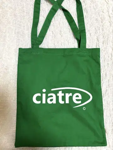 ciatre 토트백 그린 완판템 극장 로고 토트 레어