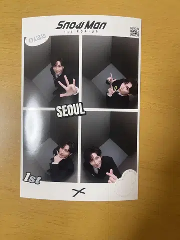 Snowman 와타나베 쇼타 POPUP 프리쿠라 한국 한정판
